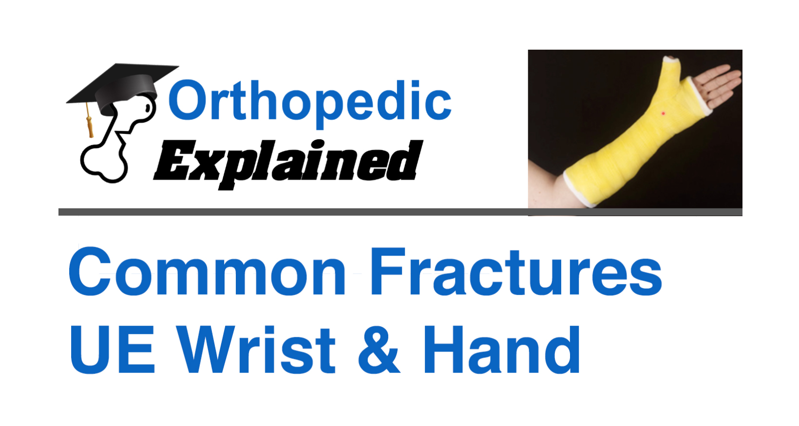 Common fractures of the wrist and hand