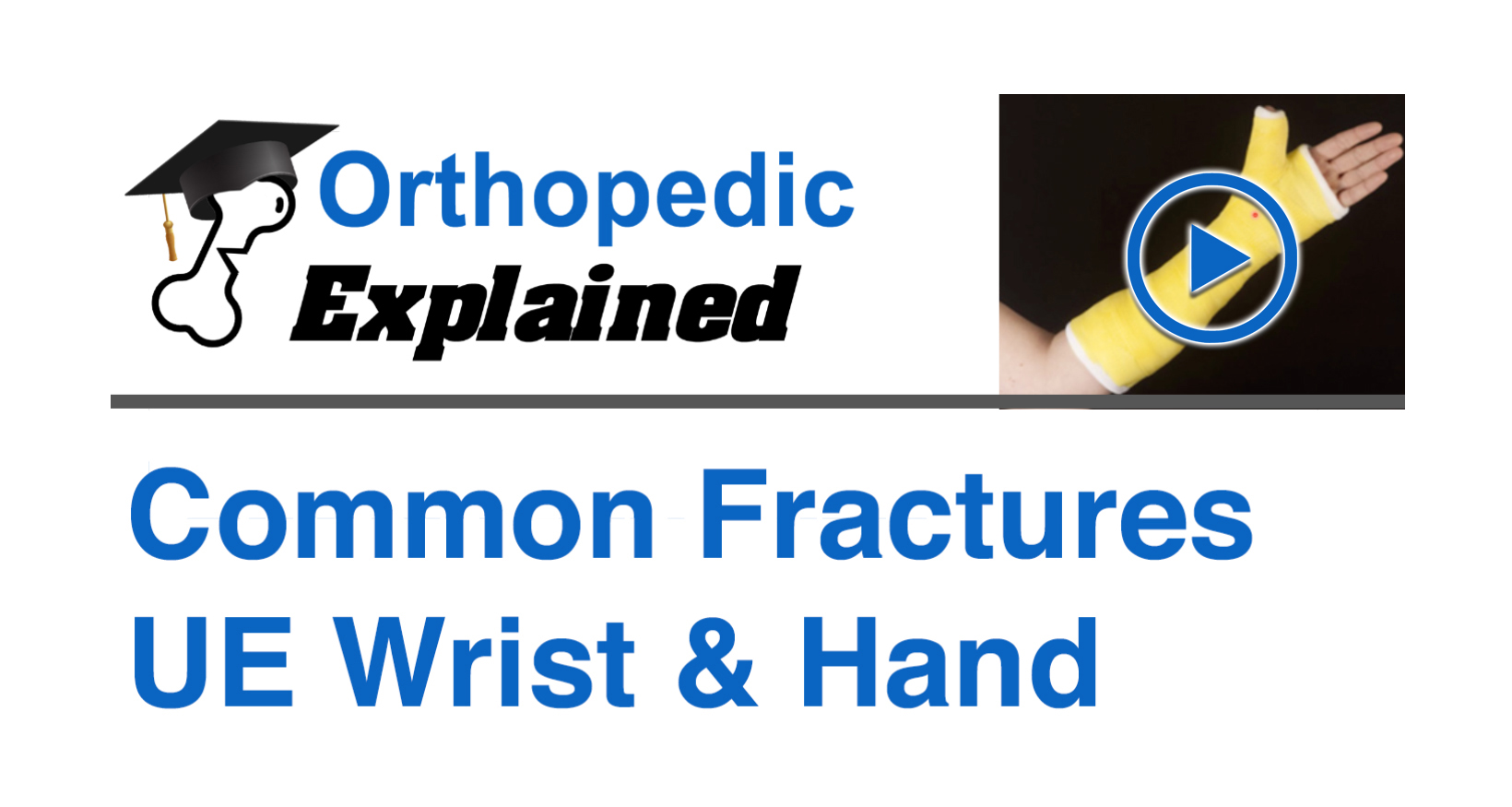 Common fractures of the wrist and hand